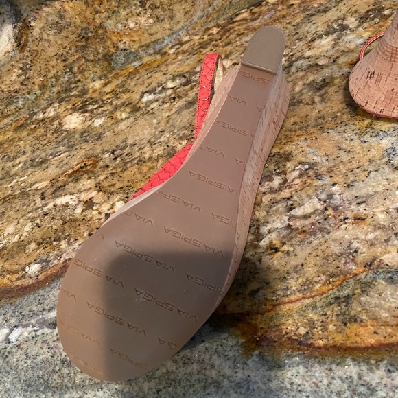 Via Spiga coral python slingbacks - Picture 3 of 4